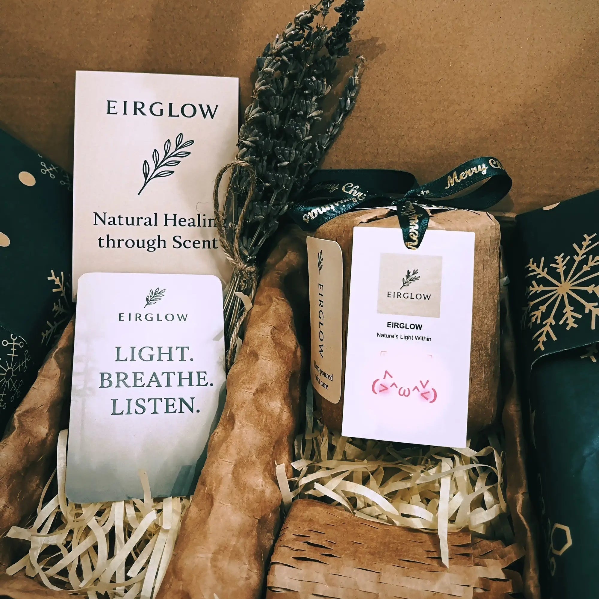 🎄 EIRGLOW Calm Sleep – Winter Whisper Christmas Candle（Limited Edition）